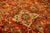 1890s Traditional Red Bold Tribal Geometric Antique Persian Sultanabad Wool Rug For Sale - Image 4 of 10