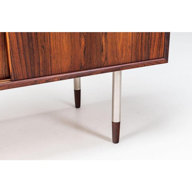 Rosewood Sideboard with Metal Legs, Denmark, 1960 For Sale - Image 17 of 18