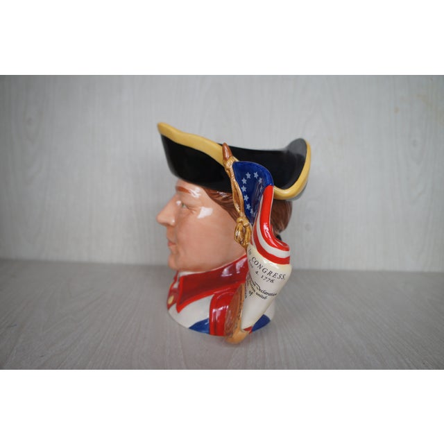 2000 - 2009 American Royal Doulton Revolutionary War Military Soldier Toby Character Jug For Sale - Image 5 of 16