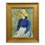 Late 20th Century Peasant Woman Straw Hat Wheat Background Portrait Oil Painting Vincent Van Gogh For Sale