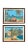 Blue 1991 French Polynesian Figurative Watercolor Paintings by Emmanuel Masson, Framed - Set of 2 For Sale - Image 8 of 8