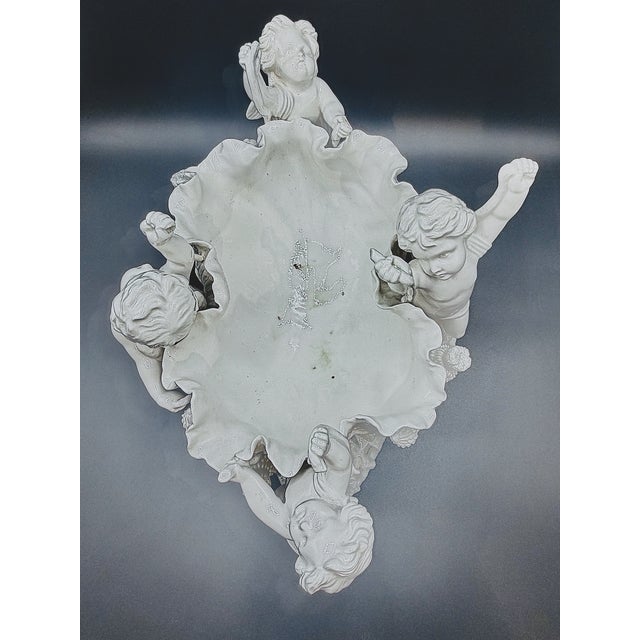 Large Antique Blanc De Chine Porcelain Cherub Centrepiece Bowl from T. Goode & Co. London, 1900 For Sale - Image 18 of 18