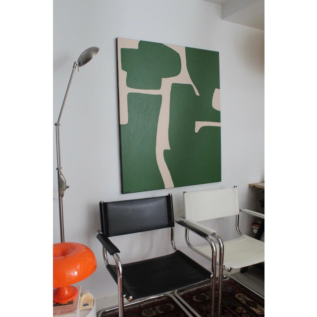 Bodasca, Organic Green Abstract, 2026, Acrylic on Canvas For Sale - Image 3 of 12