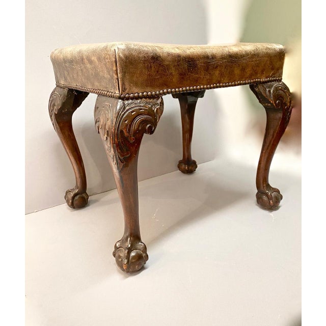 English English 18th Century Vintage George III Stool For Sale - Image 3 of 10