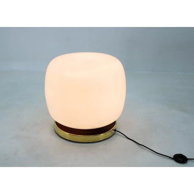 Large Blown Glass Floor Lamp, Former Czechoslovakia, 1950s For Sale - Image 3 of 10