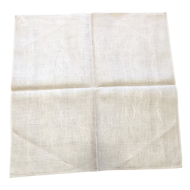 Mid 20th Century Vintage Belgium Linen Dinner Napkins- Set of 12 For Sale - Image 5 of 6