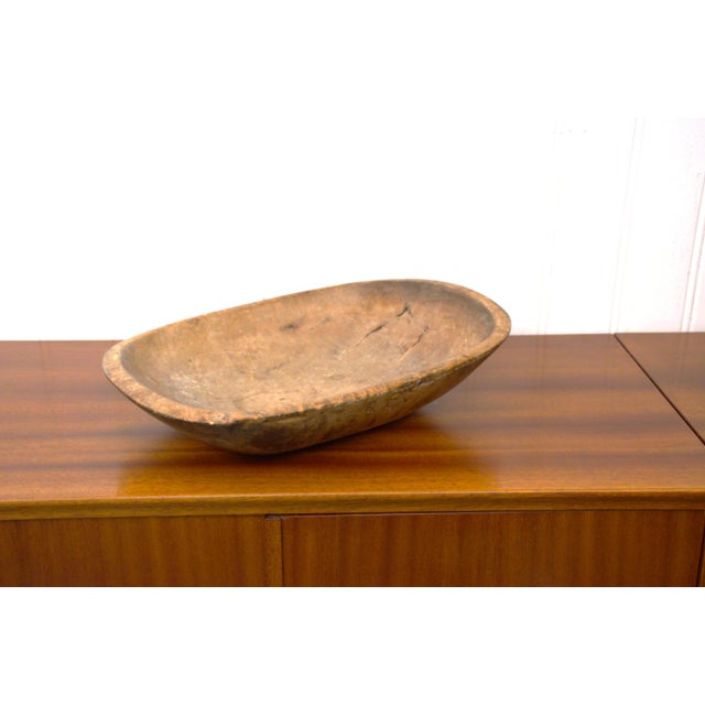 Swedish Folklore Carved Wooden Bowl, 1812 For Sale - Image 10 of 10