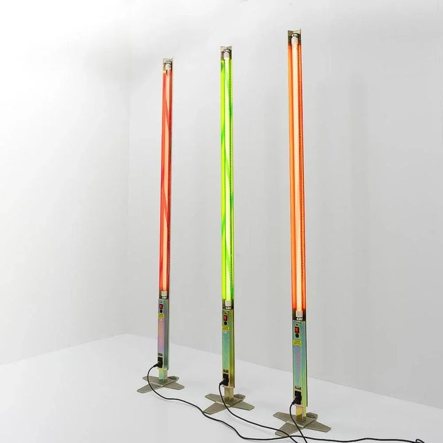 Aura Floor Lamps by Mark Brazier-Jones, 1990s, Set of 3 For Sale - Image 4 of 18