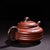 1990s Vintage Chinese Yixing Zisha Clay Teapot, Handmade Red Clay With Carved Motif For Sale - Image 5 of 9