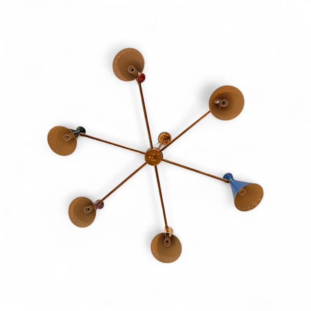 1970s Vintage Pendant Lamp from Stilnovo, Italy, 1970s For Sale - Image 5 of 7