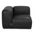 Mid-Century Modern NOIR Augustus Modular Sofa, Right Corner, Santosa Matte Black For Sale - Image 3 of 9