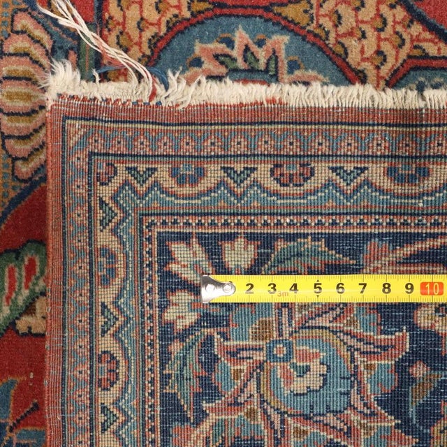 Textile Middle Eastern Keshan Rug For Sale - Image 7 of 8