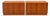 1960s Pair of Scandia Swedish Mid-Century Modern Credenzas, Denmark Design For Sale