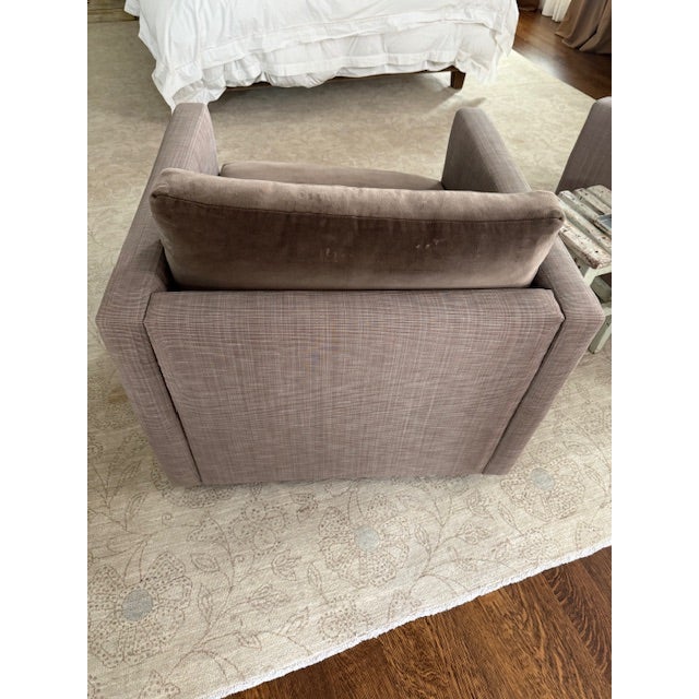 Art Deco 1920s Attributed Charles Pfister Lounge Chairs For Sale - Image 3 of 4