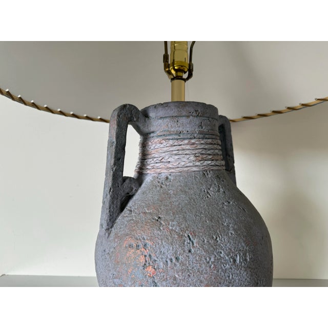 1980's Vintage Lee Reynolds Table Lamp With Shade/ Sold For Sale - Image 4 of 11