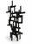 French Artist, Abstract Sculpture, 1990, Beech For Sale - Image 3 of 9