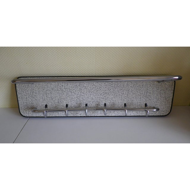 Vintage Wall-Mounted Coat Rack with Six Hooks, 1960s For Sale - Image 11 of 11
