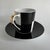 Postmodern cup and saucer set by Bulgari for Rosenthal Studio-Line, circa 1990s. This wonderful set, in great vintage...