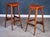 Bar Stools in Rosewood with Cognac Leather by Erik Buch for Dyrlund, 1960s, Set of 2 For Sale - Image 10 of 10