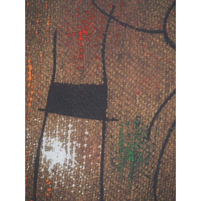 Joan Miró (after) Abstract woman, 1965 Color lithograph (Arte / Maeght workshop) Signed in the plate On fine vellum 56 x...