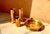Scandinavian Modern Candleholders with Vase & Tray in Brass from Ekte Norsk Odel, Norway, 1960s, Set of 4 For Sale - Image 9 of 15