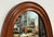 Vintage Oval Primitive Farmhouse Wall Mirror For Sale - Image 4 of 4