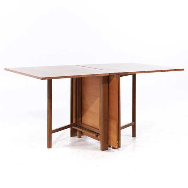 Wood Bruno Mathsson Maria Style Mid Century Swedish Teak Expanding 10 Seater Dining Table For Sale - Image 7 of 10