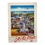 1984 Hiro Yamagata 'LA's the Place' Unframed Card Board Serigraph Signed 36"x26" For Sale
