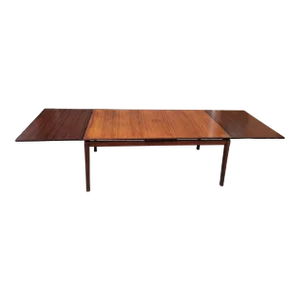126" Long Mid 20th Century Arne Vodder for Sigh & Sons Danish Modern Rosewood Extension Dining Table