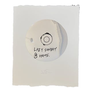 "Lazy Sunday @ Home Cd" Original Artwork by Jake Poser For Sale