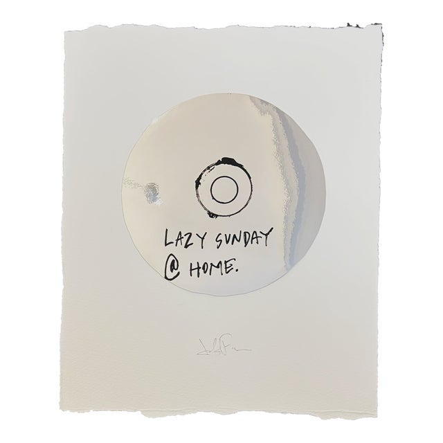 "Lazy Sunday @ Home Cd" Original Artwork by Jake Poser For Sale