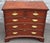 Mid 20th Century Mid 20th Century Federal Style Recessed Front Mahogany Five-Drawer Chest For Sale - Image 5 of 18