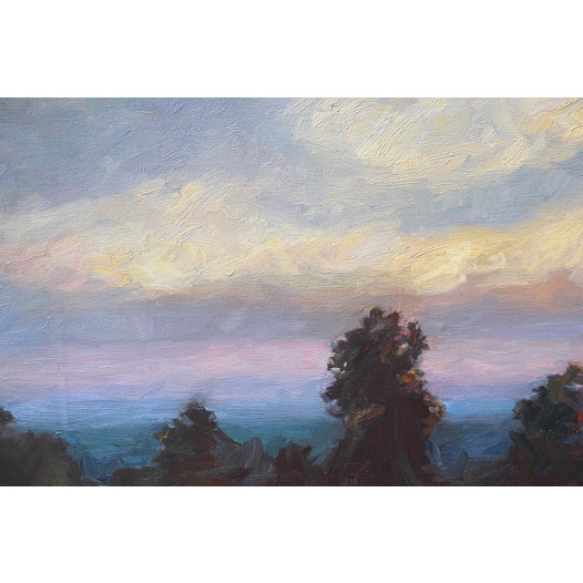 American Unknown Pacific Ocean From Santa Cruz Mountains Landscape 1990s For Sale - Image 3 of 3