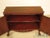 1990s Chippendale Carved and Figural Mahogany 2 Door Server Cabinet For Sale - Image 5 of 9