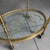 Vintage Brass Glass Food Cart in the style of Maison Jansen, 1960s For Sale - Image 11 of 15