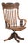 Early 20th Century Desk Chair with Wood Carving For Sale