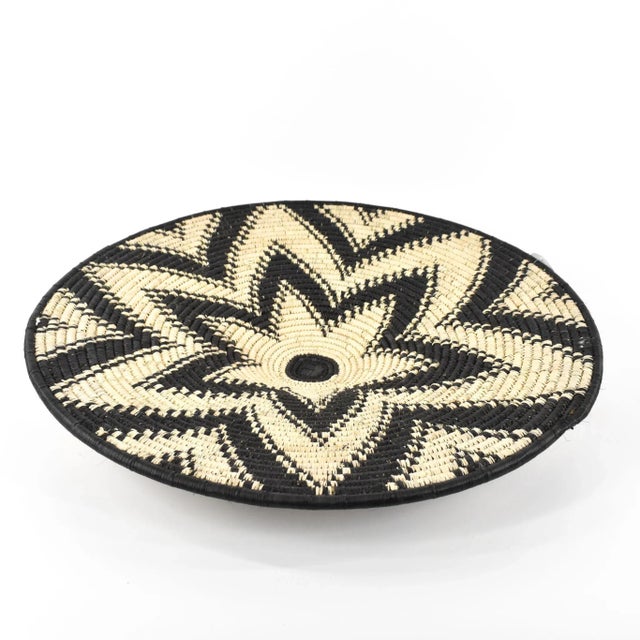 Tribal Late 20th Century African Flat Basket For Sale - Image 3 of 9