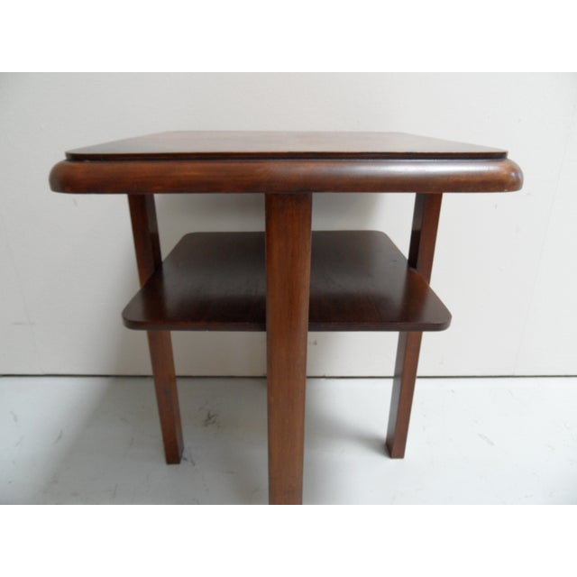 Art Deco Walnut Coffee Table, 1890s For Sale - Image 4 of 10