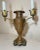 Metal Antique 3 Arm Copper Gold Gilded Neoclassical Ornate Electric Vase Table Lamp For Sale - Image 7 of 10