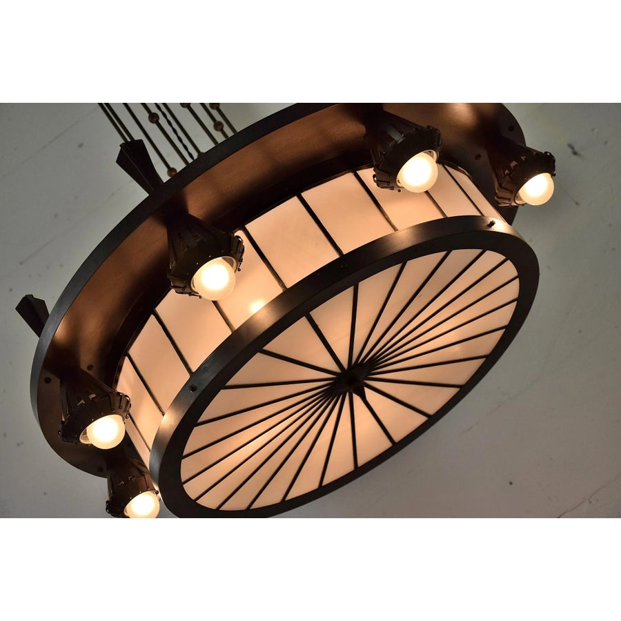 Art Deco Chandelier from Winkelman and Van de Bijl, 1925