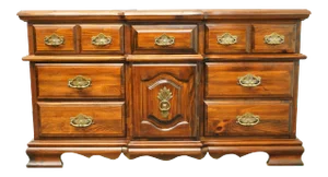 Kincaid Furniture Rustic Americana Knotty Pine 60" Door Dresser 65-11
