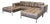 American Leather Barcelona Leather Sofa & Dual Ottoman Lounge Set in Umbria S’More Leather For Sale