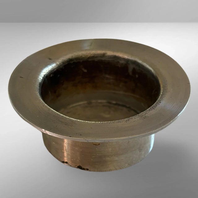 Gold Candleholder in Glass and Brass by Hans-Agne Jakobsson, 1960s For Sale - Image 8 of 10