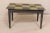 19th Century Swedish Painted Wood Dark Checker Top Table With Nice Tapered Legs For Sale - Image 10 of 12