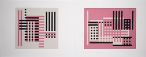 1972 Formulation: Articulation Print Portfolio I Folder 24 Print by Josef Albers