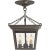 Cornice Semi-Flush Lantern in Bronze Designer: Chapman & Myers O/A Height: 16.5" Canopy: 6" Round Mounting: Semi-Flush...