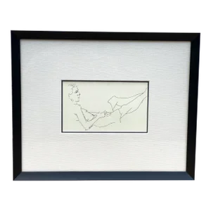 Pen and Ink Male Figure Study