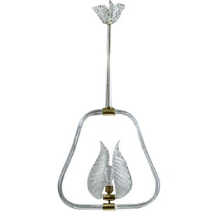 Murano Glass Ceiling Light, 1950s For Sale