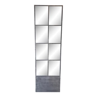Bid K Home Paned Glass Floor Mirror For Sale