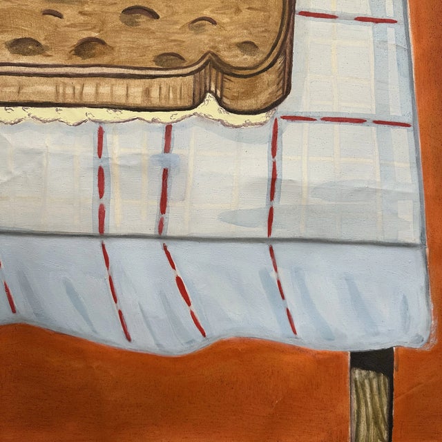 Late 20th Century Jovi Schnell Buttered Toast Painting For Sale - Image 5 of 11